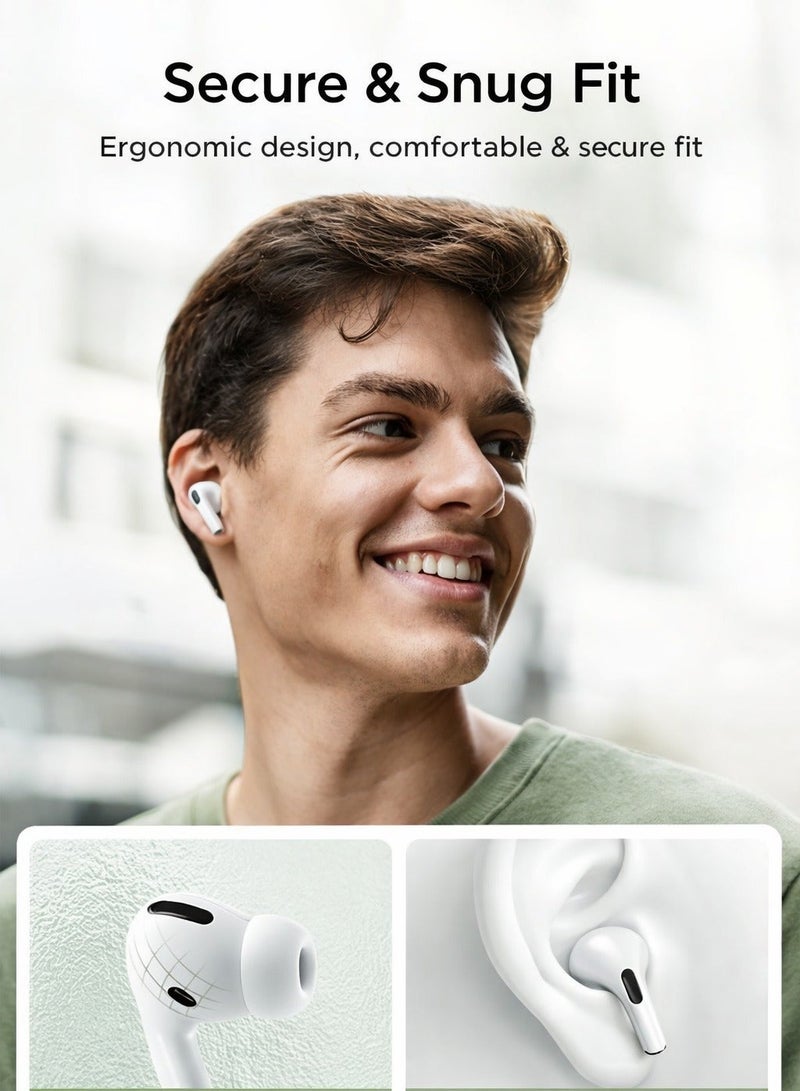 High-Quality Pro Wireless Earbuds – Noise Cancelling, Dual Mics, Touch Control, Lightning Charging Case (USA Version) - Image 2
